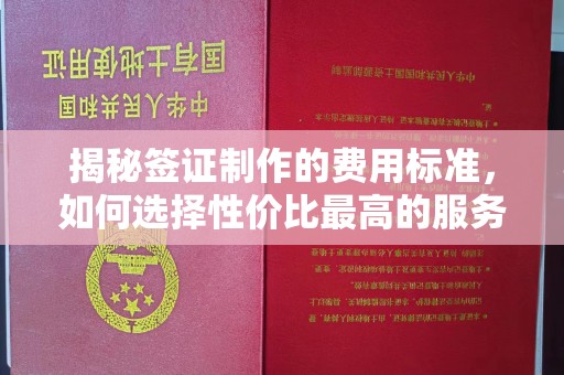 铜官山揭秘签证制作的费用标准，如何选择性价比最高的服务？